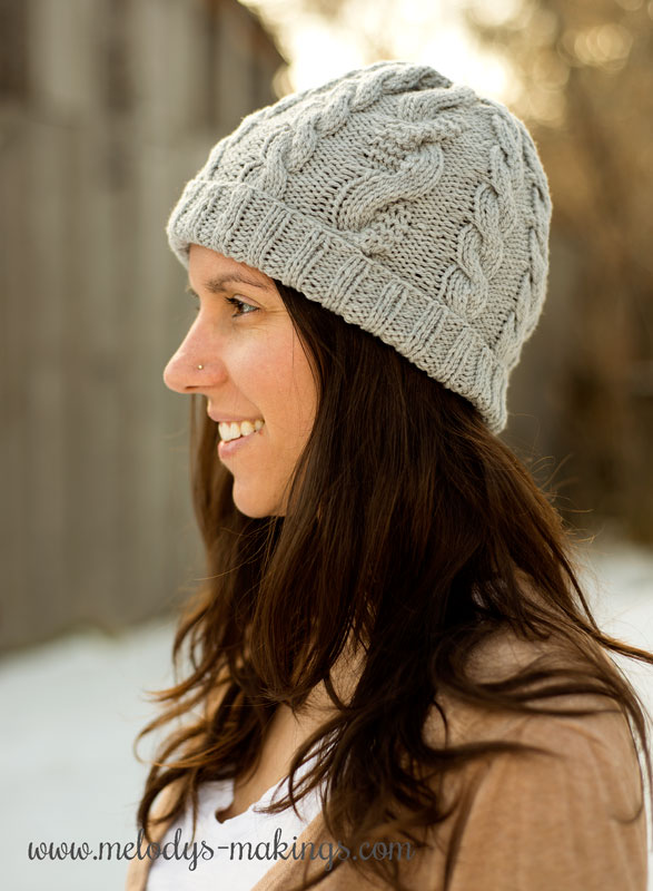 Grey Days Hat {Free Knitting Pattern!} | Melody's Makings
