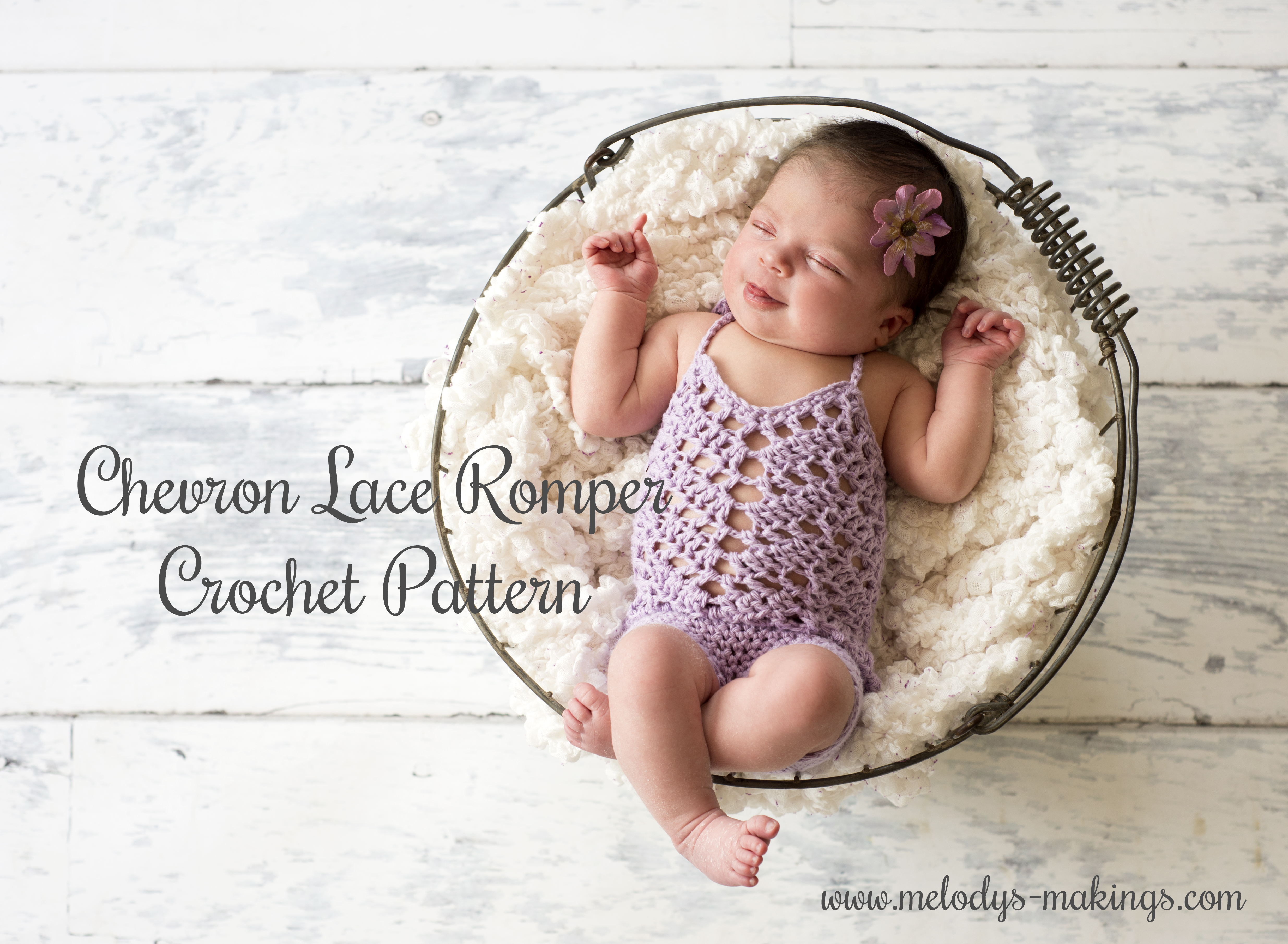 Crochet Baby Romper Pattern ⋆ Melody's