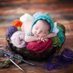 knit bonnet pattern newborn photography prop