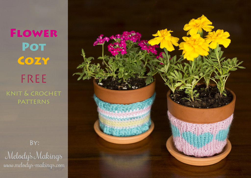 Free Flower Pot Cozy Patterns!