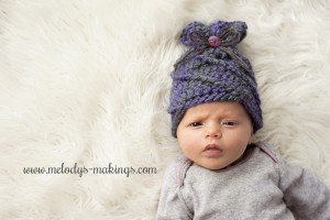 Free Baby Sack Hat Crochet Pattern