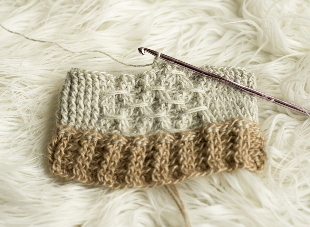 Ready to start crochet smock stitch