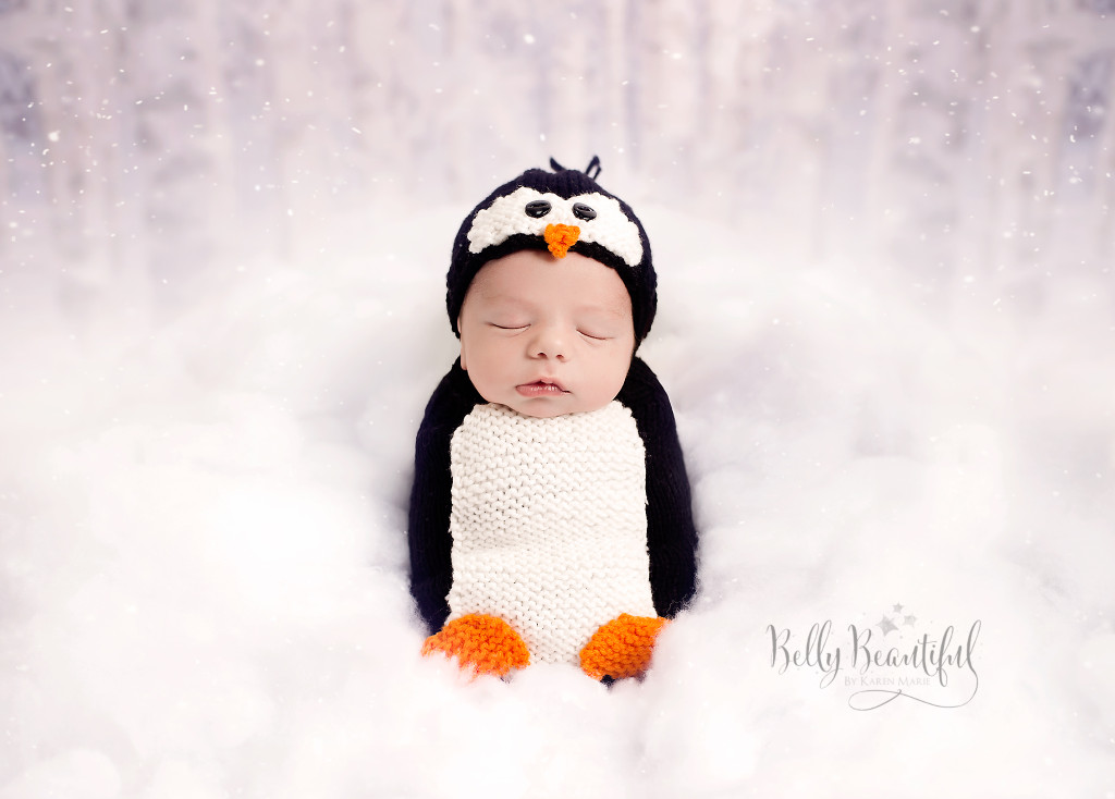 Baby Penguin Knit Outfit