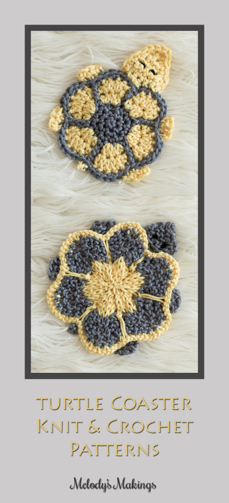 Turtle Coaster Knit & Crochet Patterns
