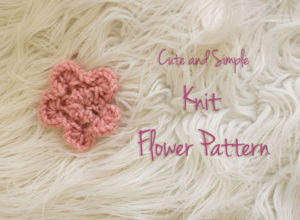 free-knit-flower-pattern