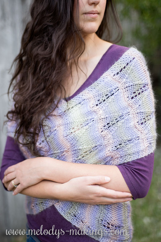 free knit wrap patterns