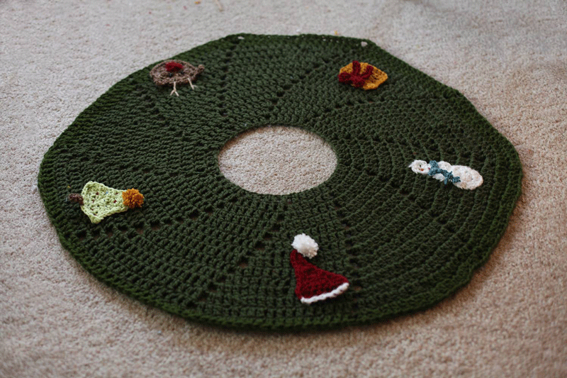 crochet tree skirt