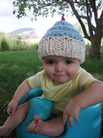 Momma's Cupcake Hat Knit Pattern ⋆ Melody's Makings