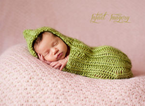Newborn Knit Snuggle Sack