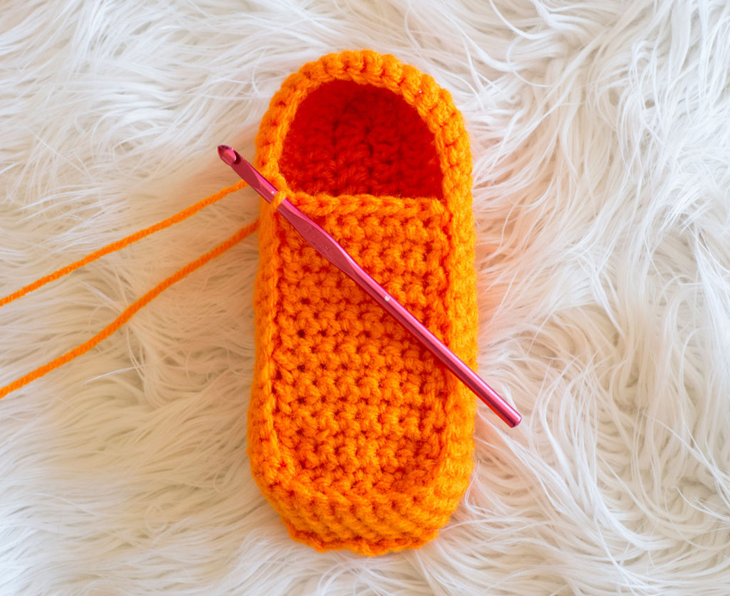 Crochet Slipper Tutorial Photo 13