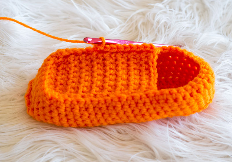 Crochet Slipper Tutorial Photo 14