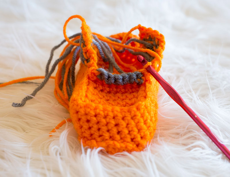 Crochet Slipper Tutorial Photo 21