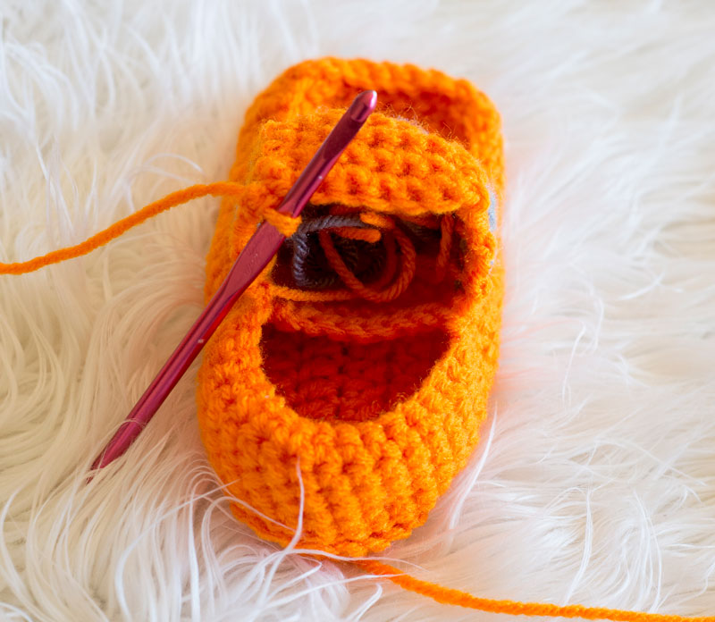 Crochet Slipper Tutorial Photo 23