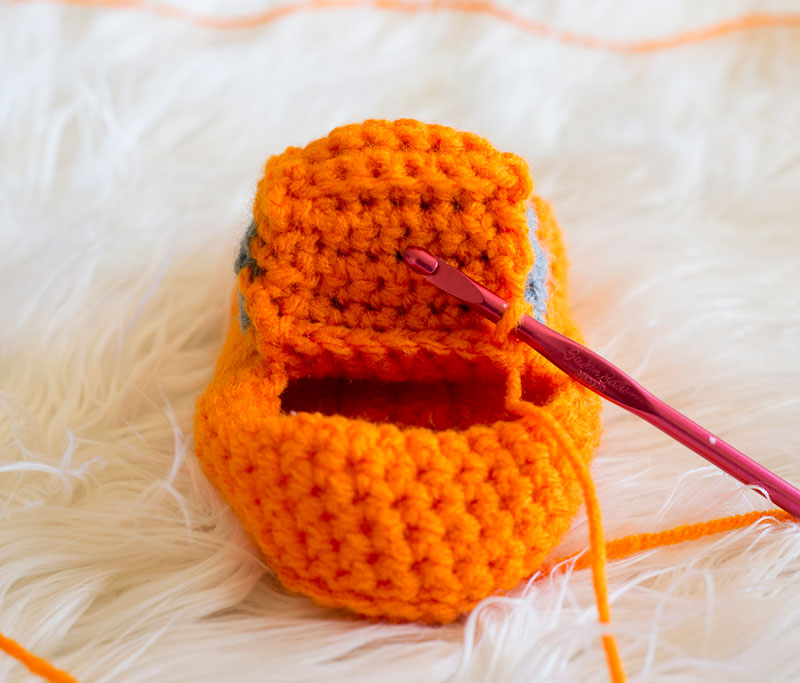 Crochet Slipper Tutorial Photo 26