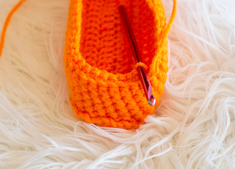Crochet Slipper Tutorial Photo 9