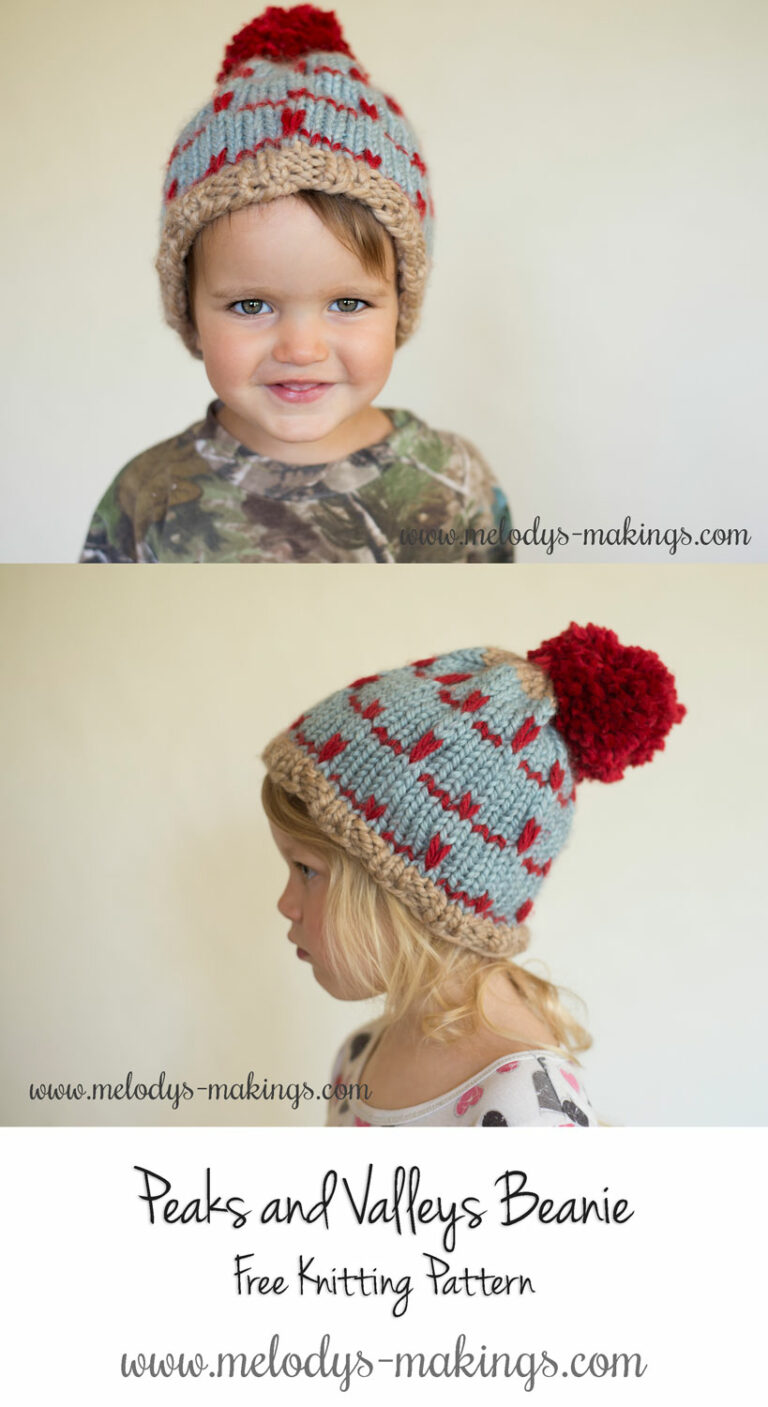 Peaks and Valleys Beanie ⋆ Melody's Makings